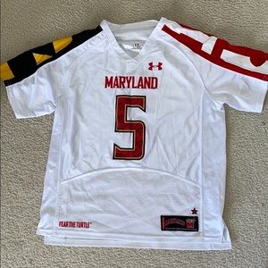 Youth Maryland under armour football jersey